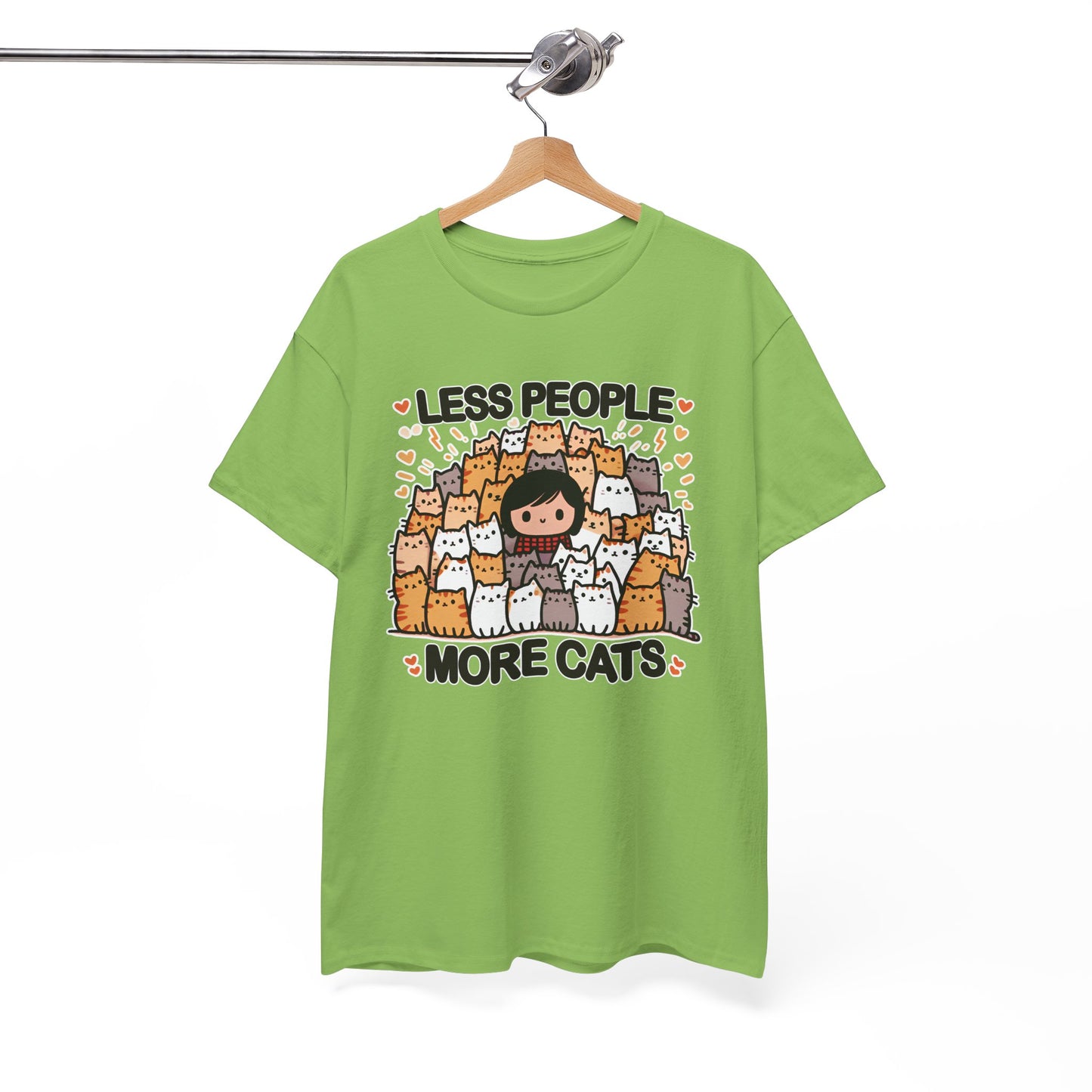 Less People More Cats T-Shirt