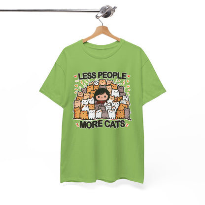 Less People More Cats T-Shirt