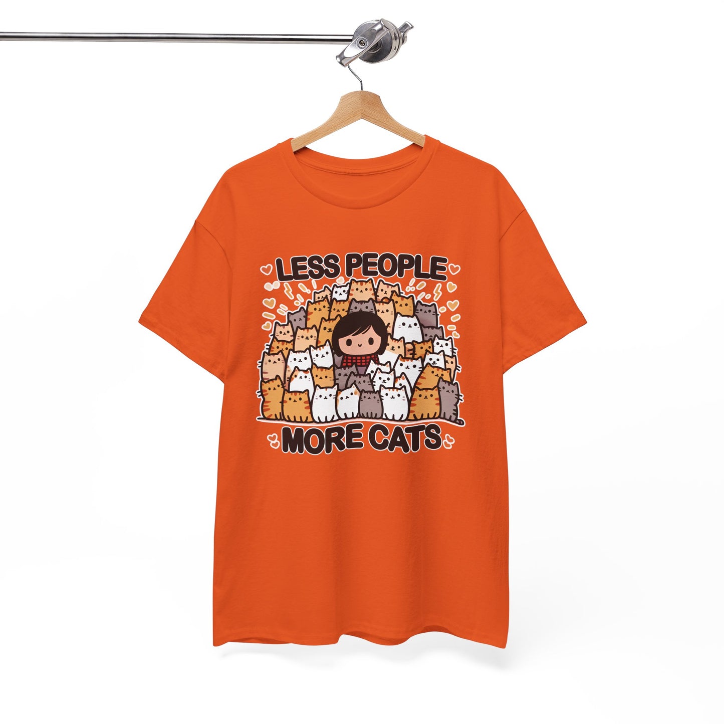 Less People More Cats T-Shirt