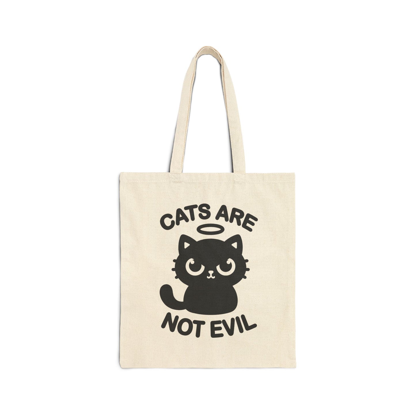 Cats are Not Evil Tote Bag