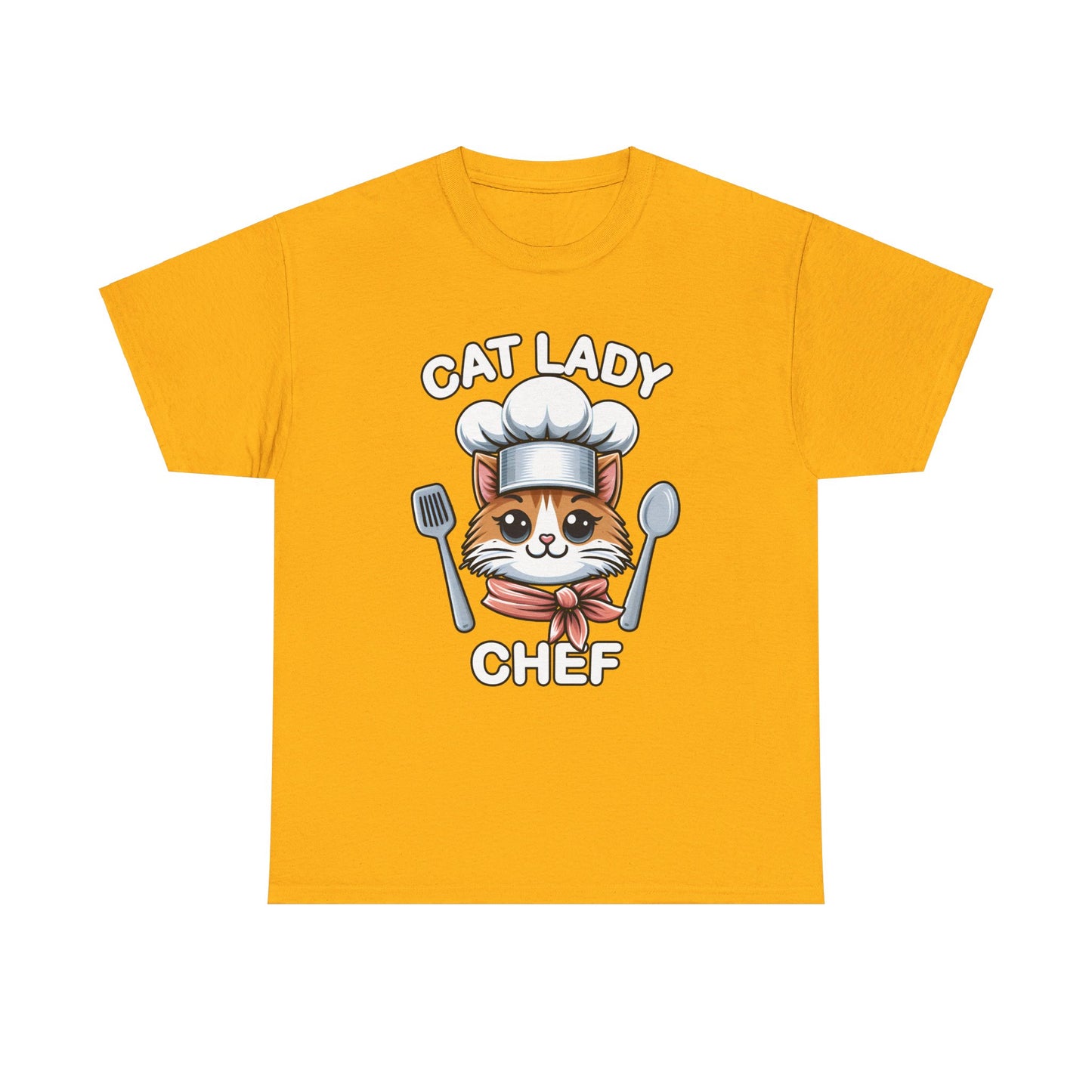 Cat Lady Chef T-Shirt