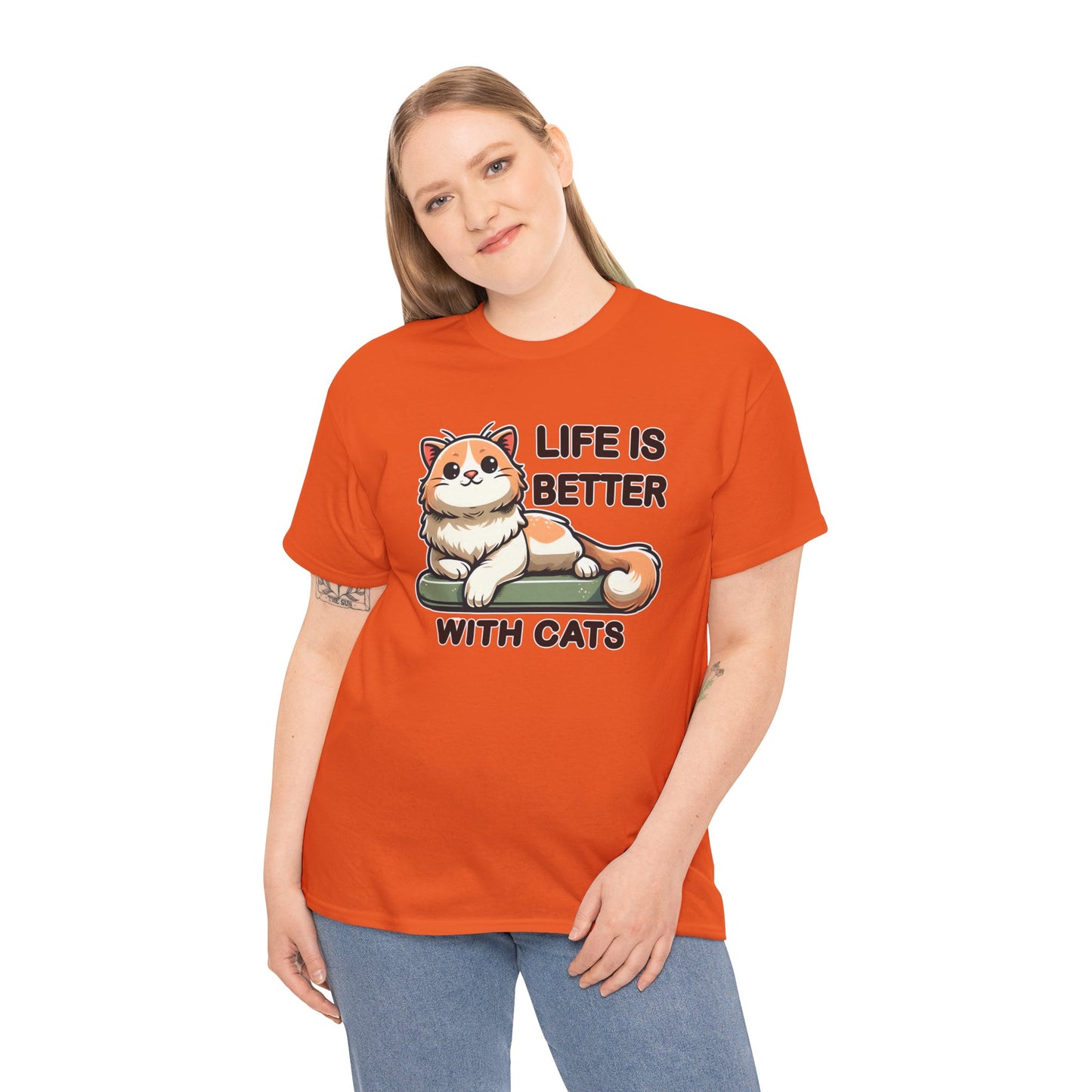 Life is Better with Cats T-Shirt