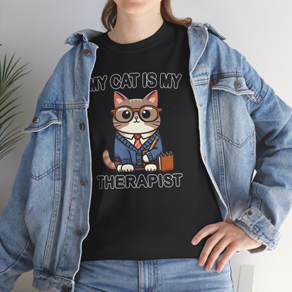 My Cat is My Therapist T-Shirt