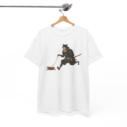 Samurai Walking Cat T-Shirt