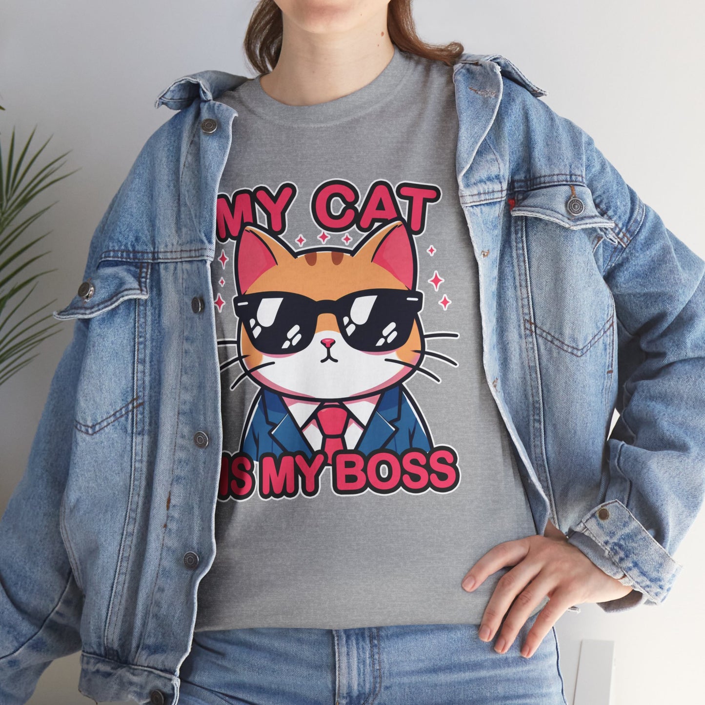 My Cat is my Boss T-Shirt