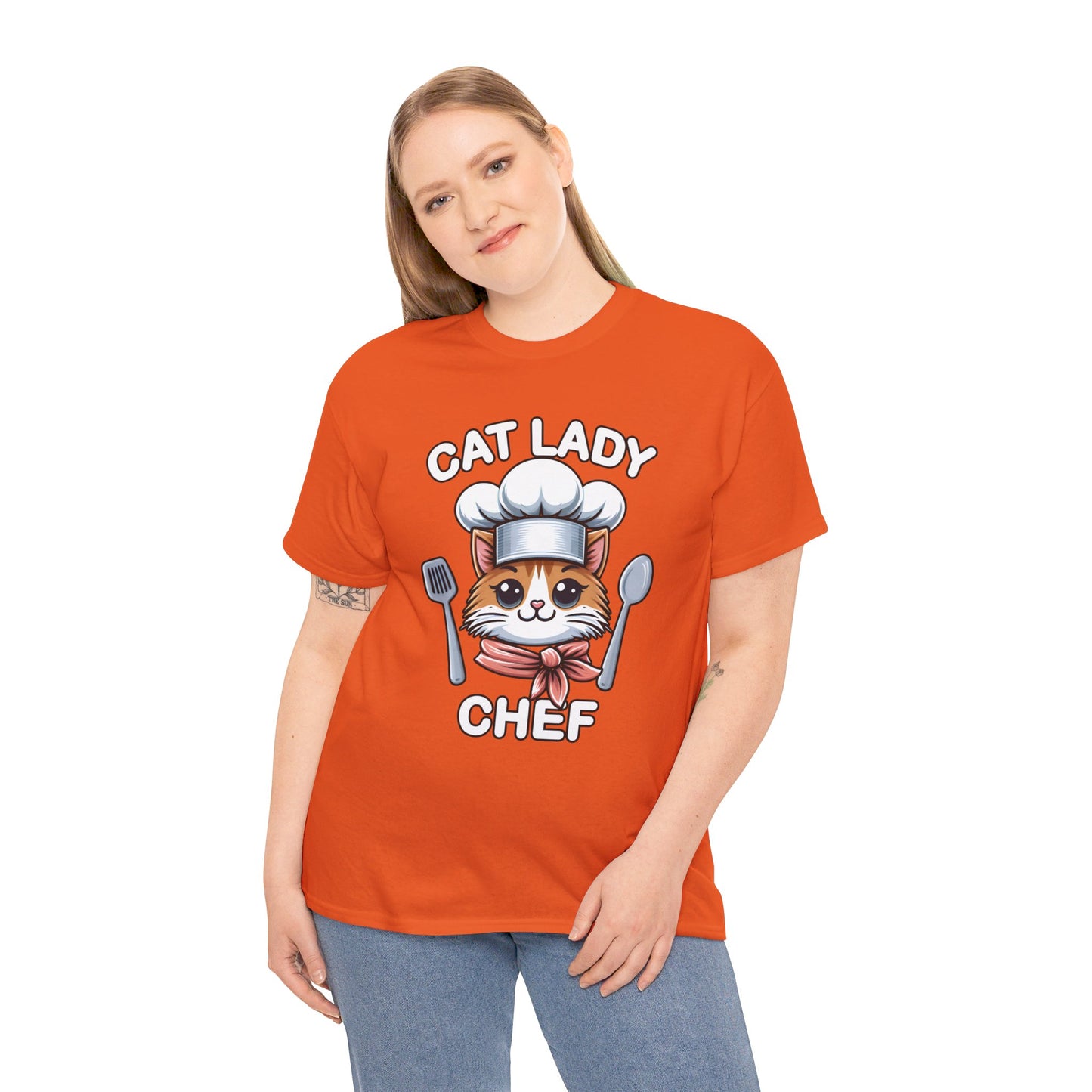 Cat Lady Chef T-Shirt