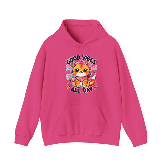 Good Vibes All Day Gender-Neutral Hoodie
