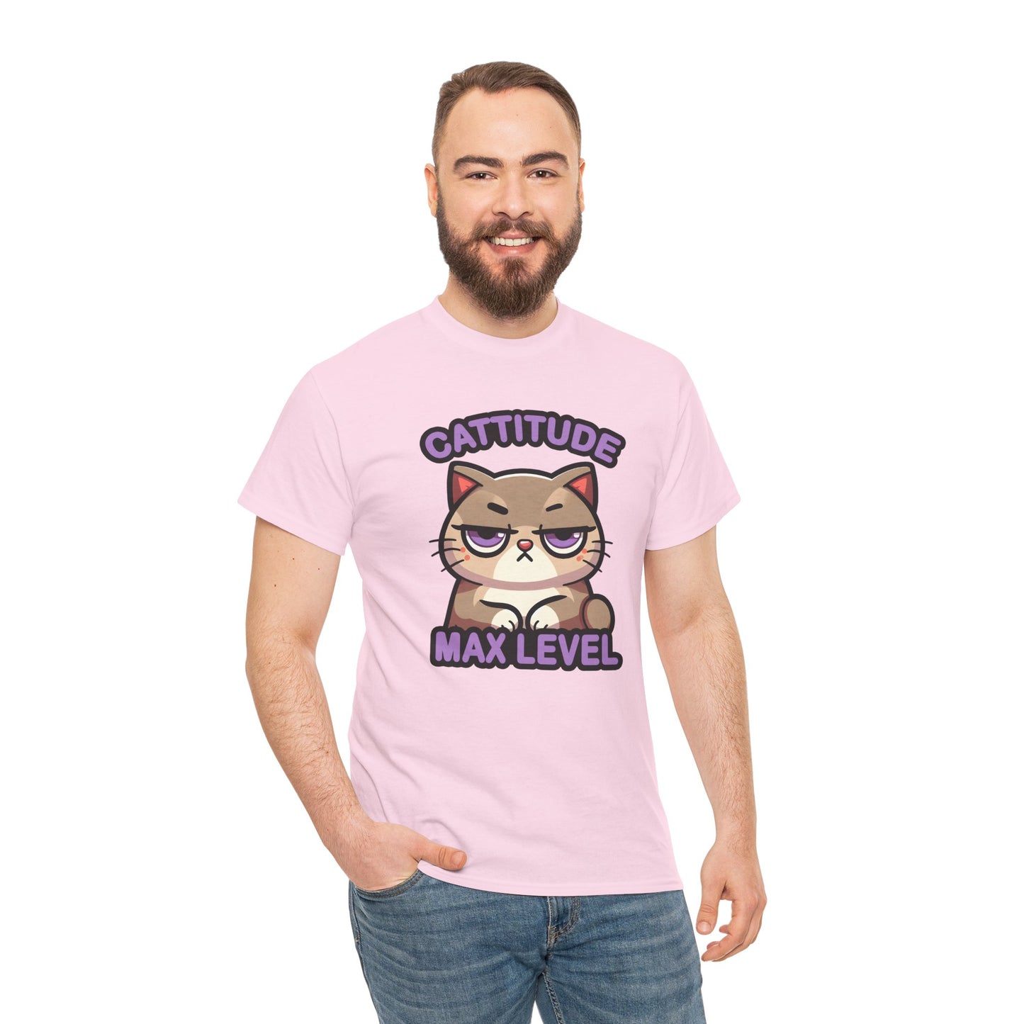 Cattitude Max Level T-Shirt