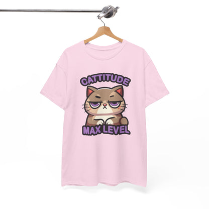 Cattitude Max Level T-Shirt