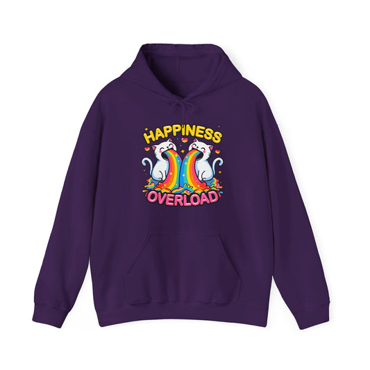 Happiness Overload Gender-Neutral Hoodie