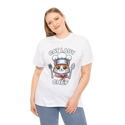 Cat Lady Chef T-Shirt