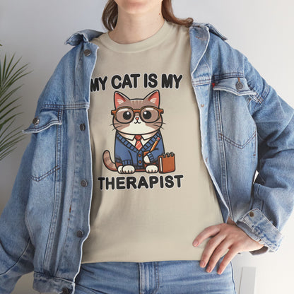 My Cat is My Therapist T-Shirt