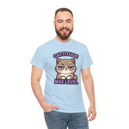 Cattitude Max Level T-Shirt