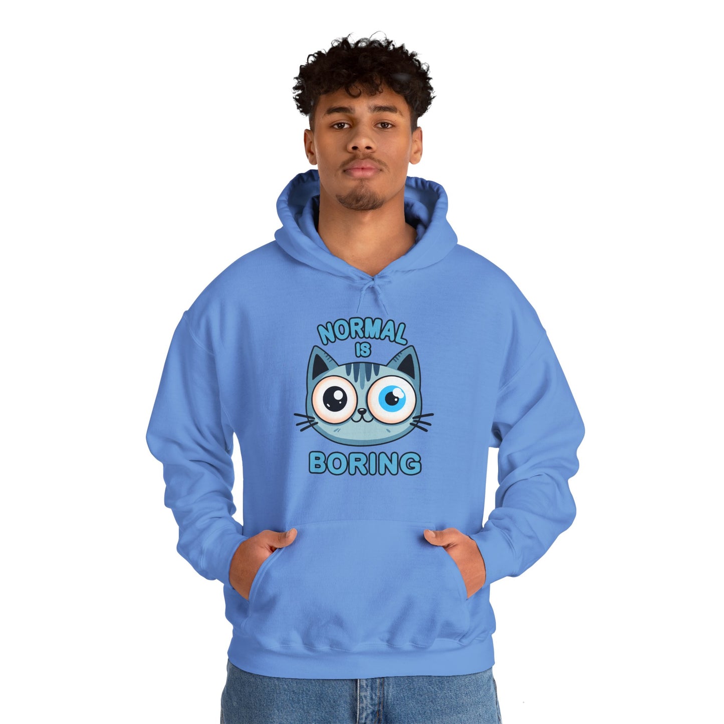 Normal is Boring Gender-Neutral Hoodie