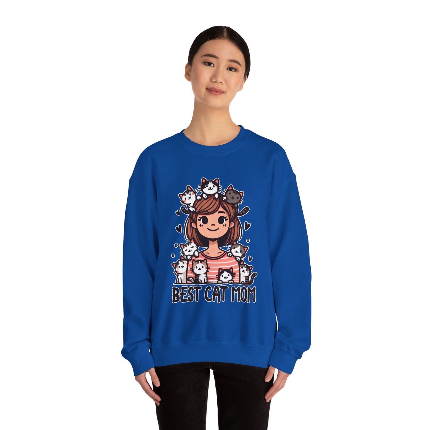 Best Cat Mom Sweatshirt