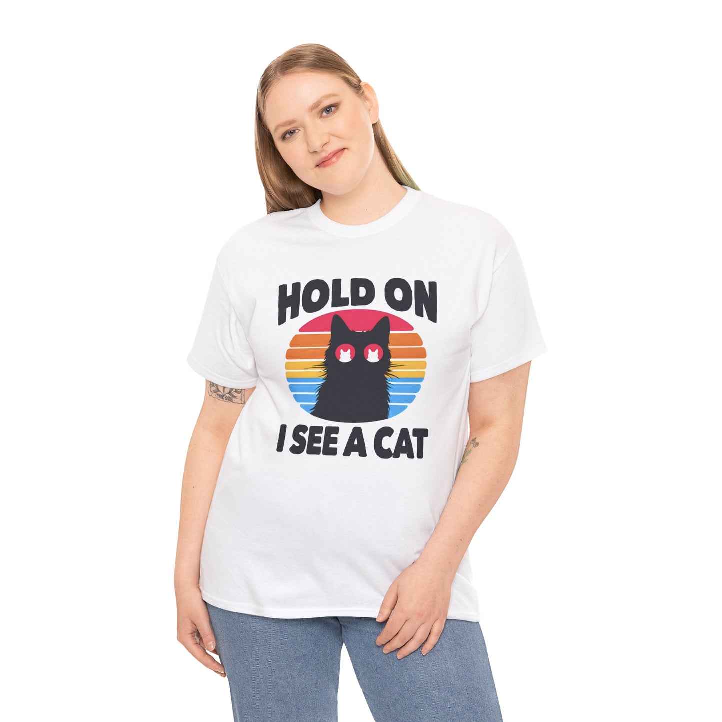 Hold On. I See a Cat T-Shirt