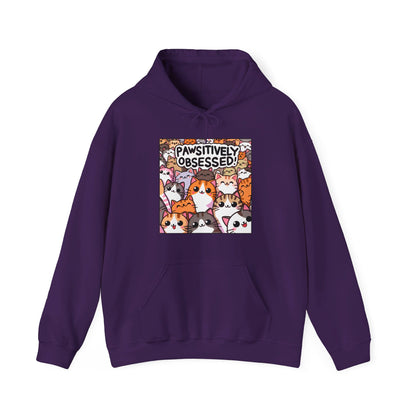 Pawsitively Obsessed Gender-Neutral Hoodie
