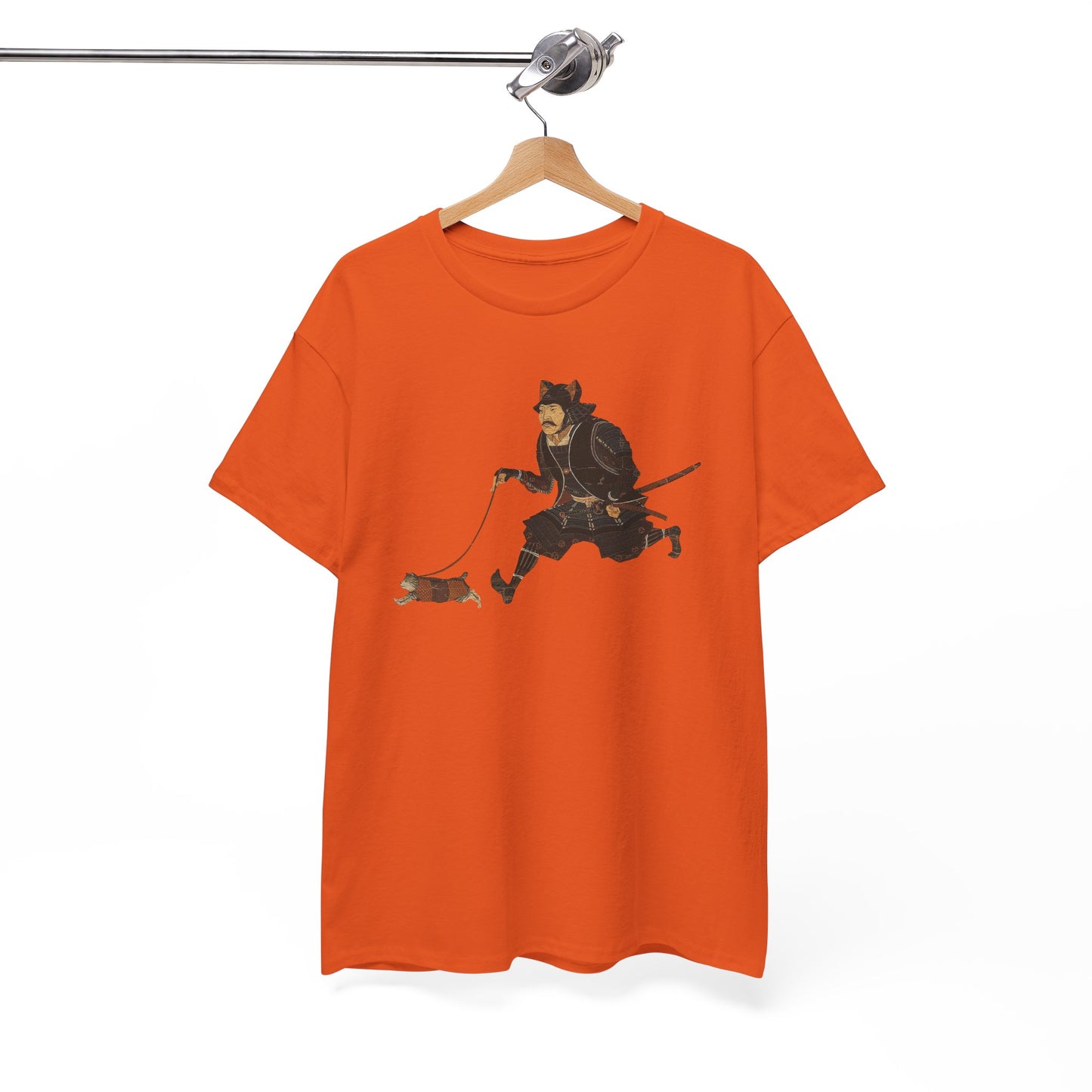 Samurai Walking Cat T-Shirt