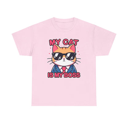 My Cat is my Boss T-Shirt