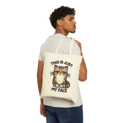 This is Just My Face Tote Bag