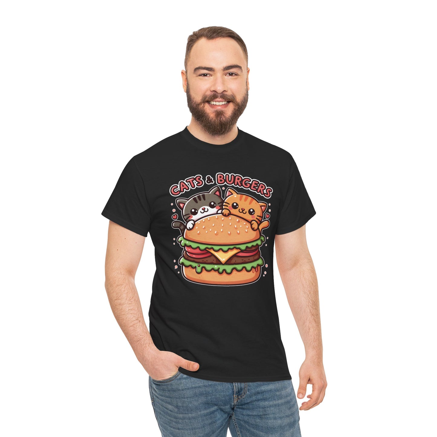 Cats & Burgers T-Shirt