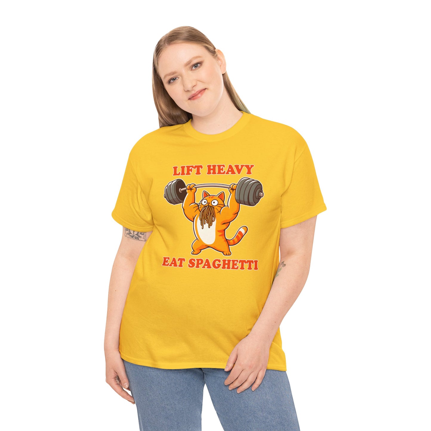 Lift Heavy, Eat Spaghetti T-Shirt