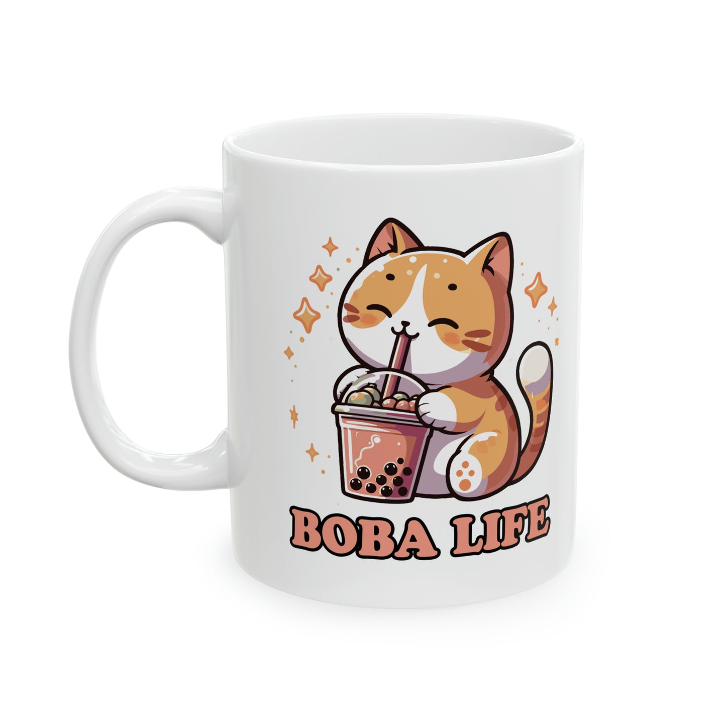 Boba Life Cat Mug