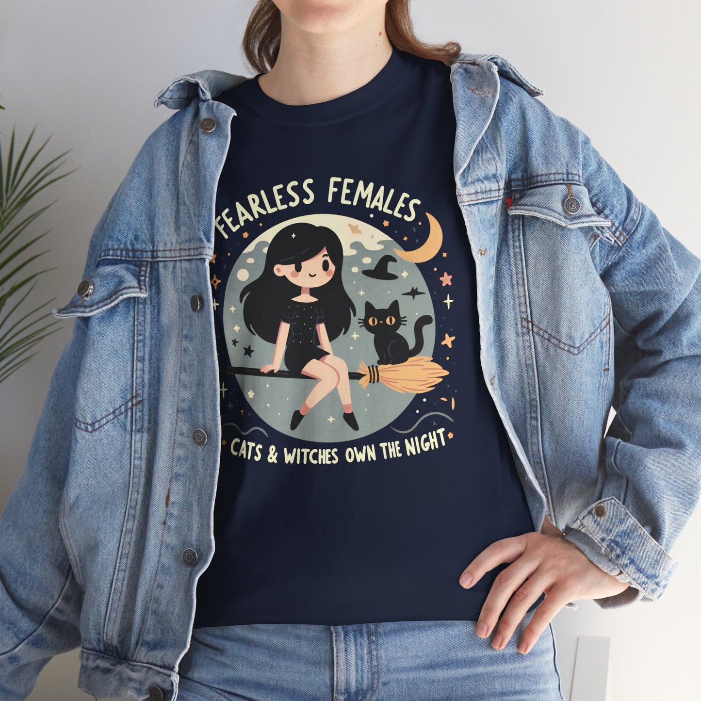 Fearless Females: Cats & Witches Own the Night T-Shirt