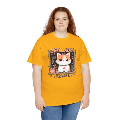 Cat Lady Teacher T-Shirt