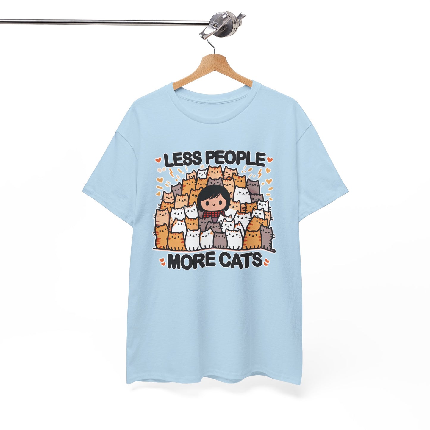 Less People More Cats T-Shirt