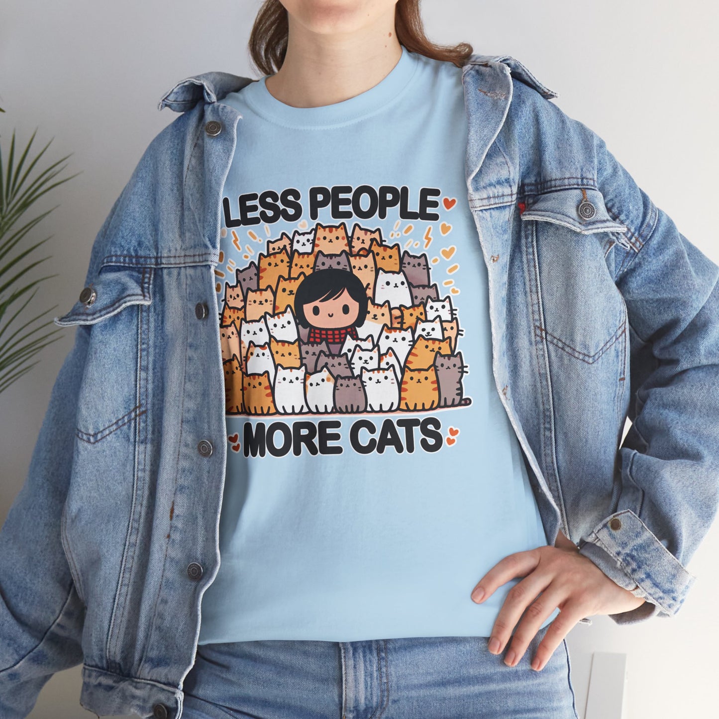 Less People More Cats T-Shirt