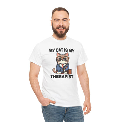 My Cat is My Therapist T-Shirt