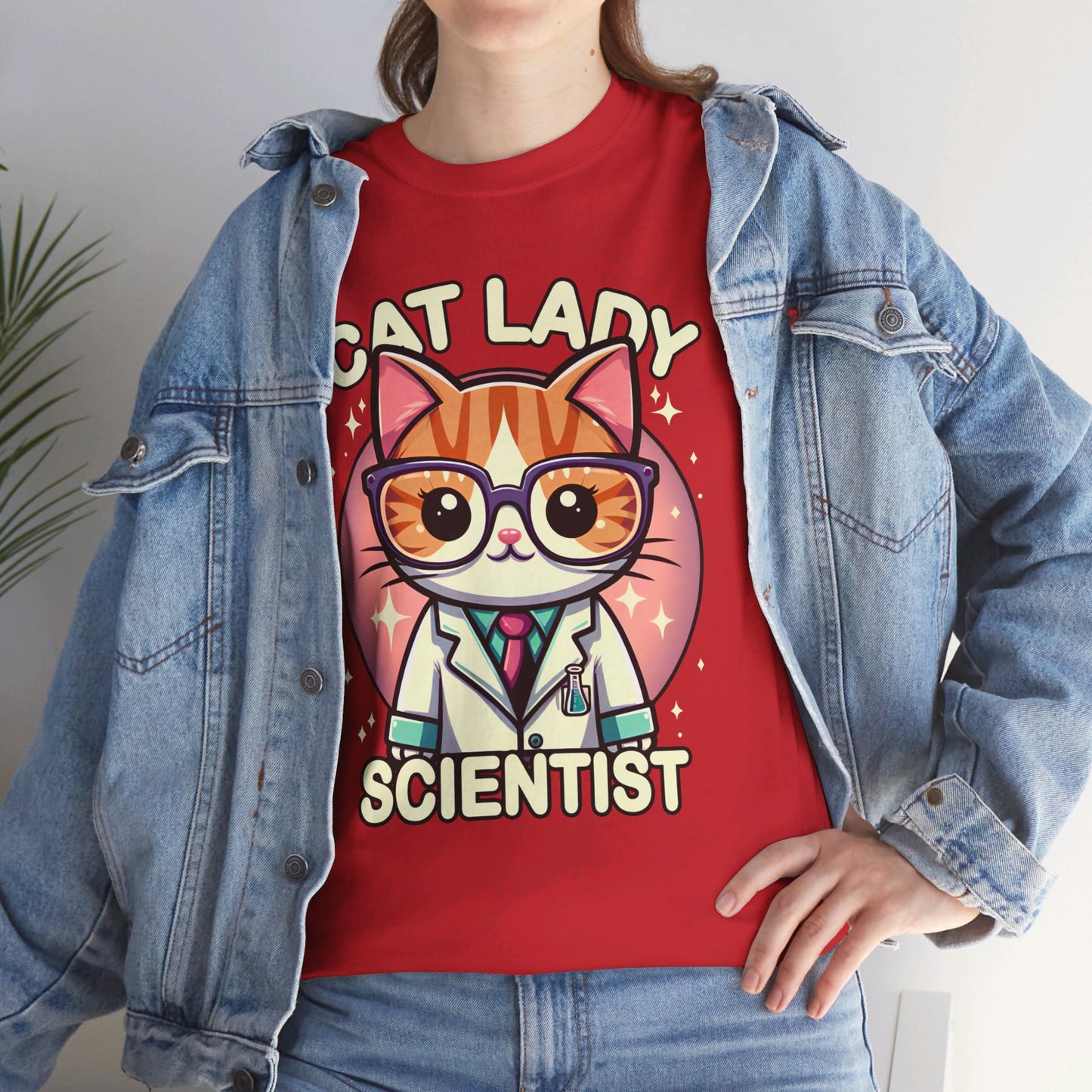 Cat Lady Scientist T-Shirt