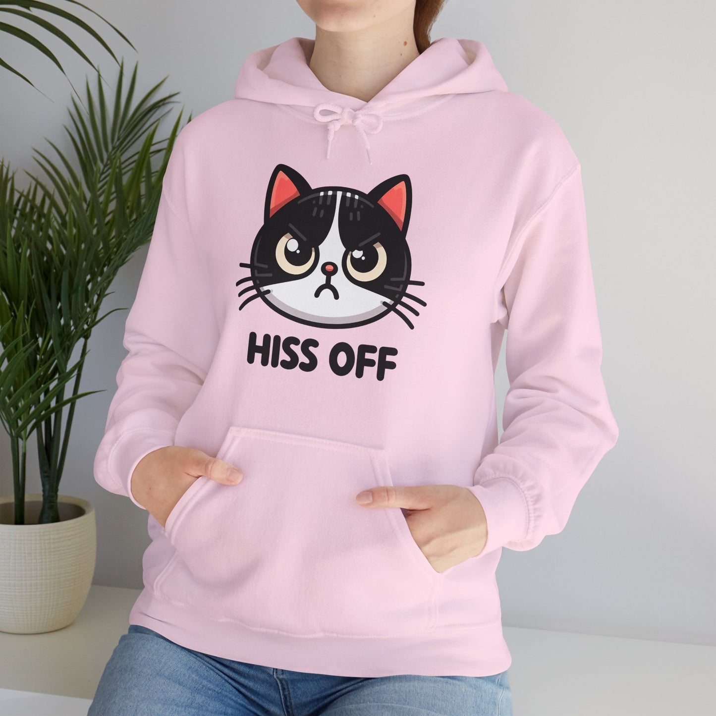 Hiss Off Gender-Neutral Hoodie