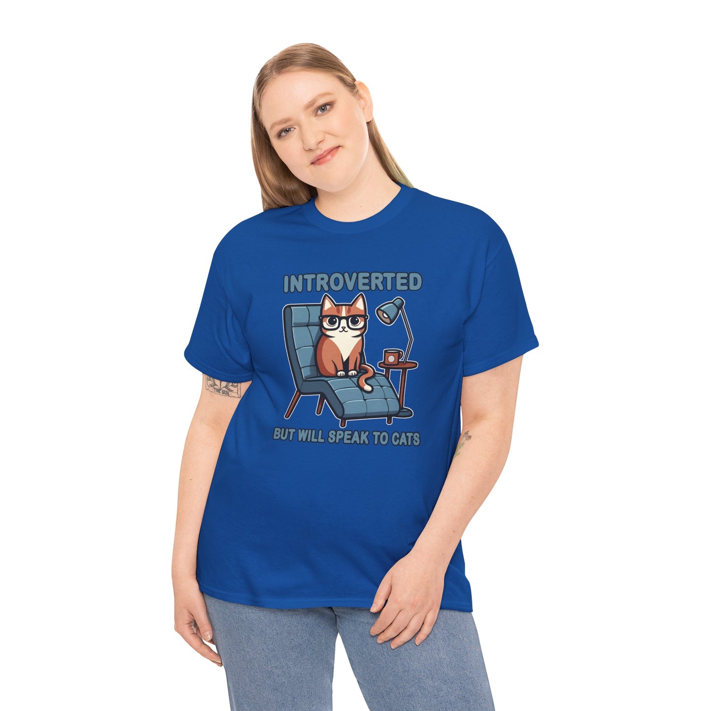 Introvert, But Will Speak to Cats T-Shirt