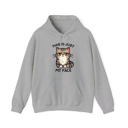 This is Just My Face Gender-Neutral Hoodie