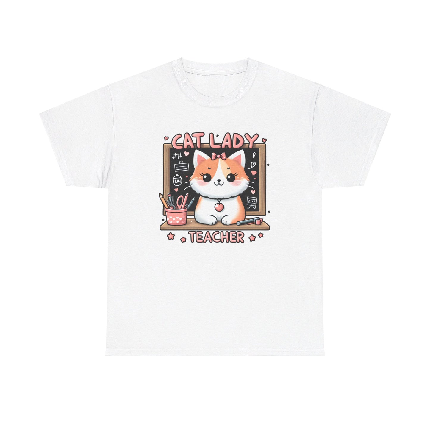 Cat Lady Teacher T-Shirt