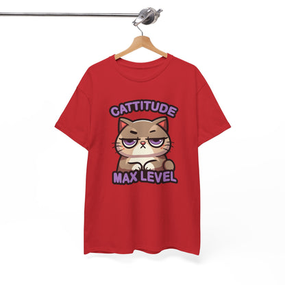 Cattitude Max Level T-Shirt