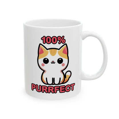 100% Purrfect Mug