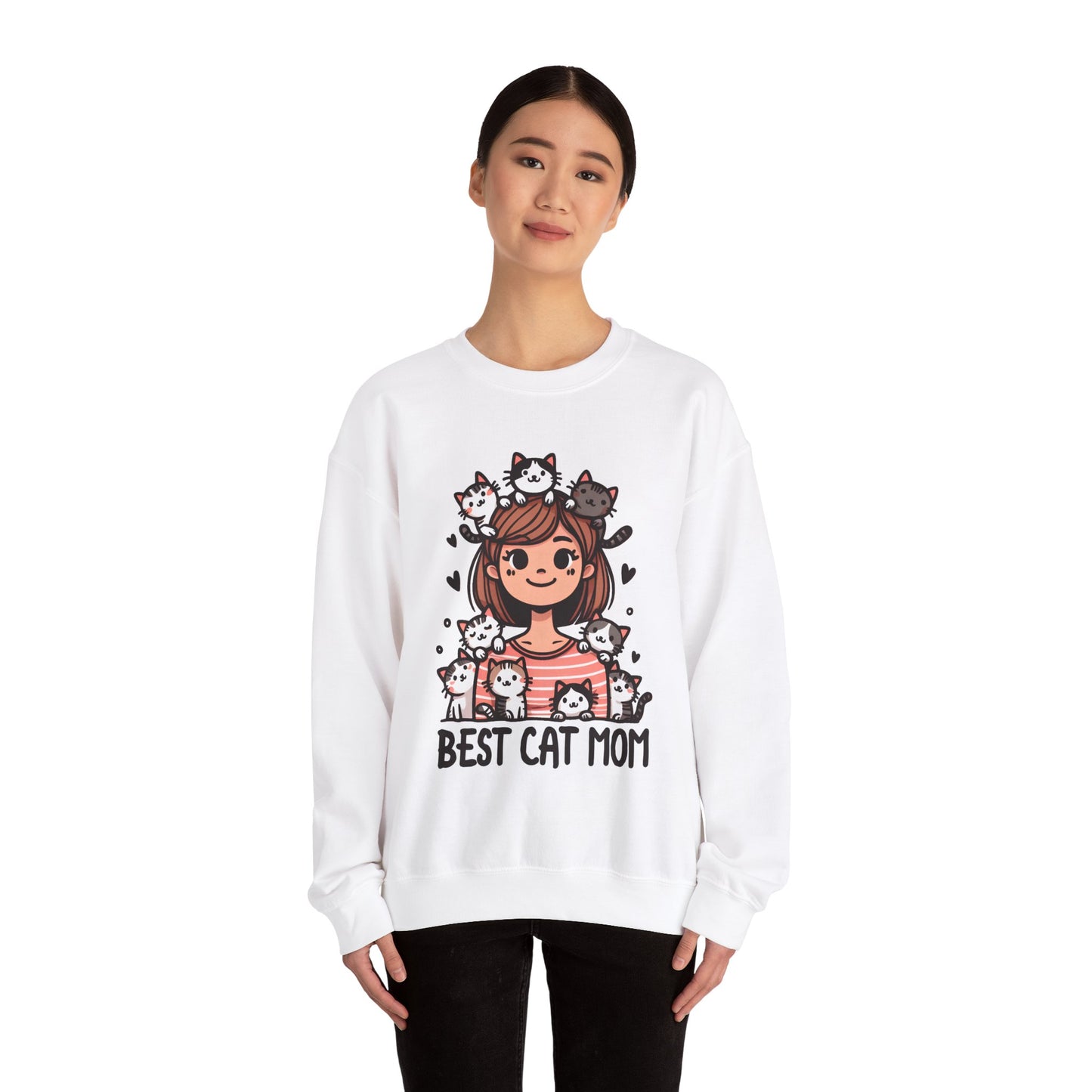 Best Cat Mom Sweatshirt