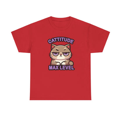 Cattitude Max Level T-Shirt