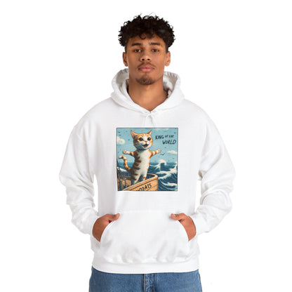 King of the World Gender-Neutral Hoodie
