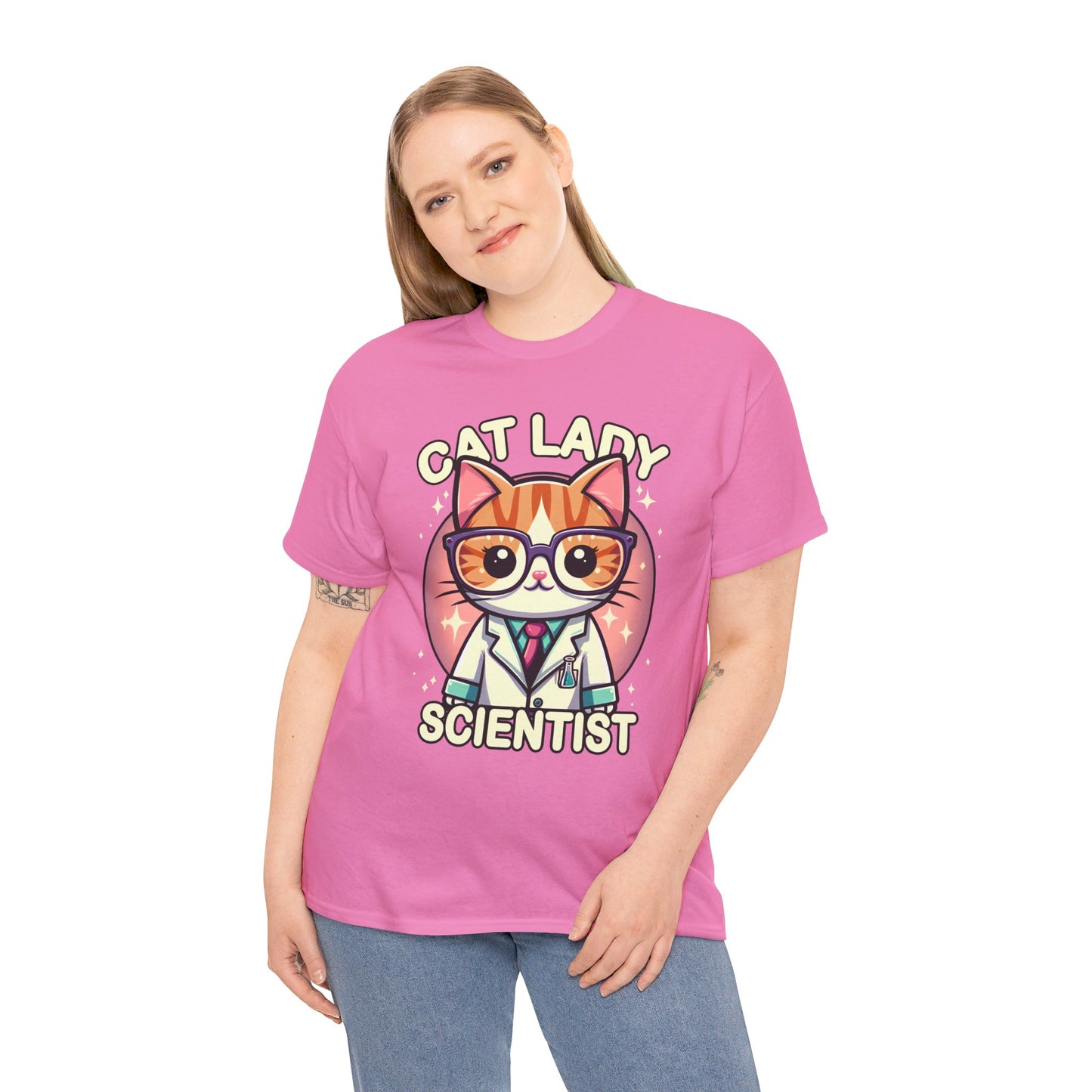 Cat Lady Scientist T-Shirt