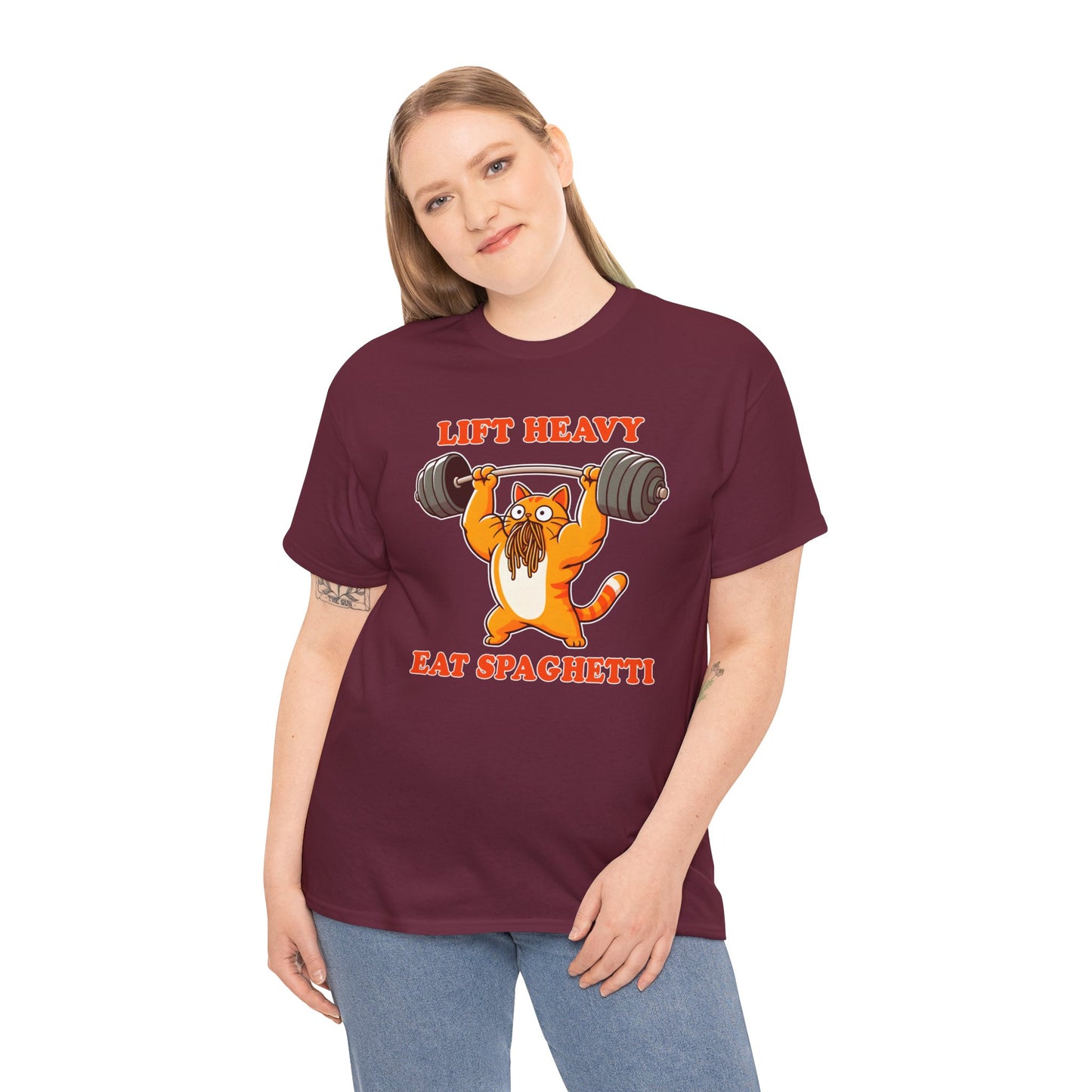 Lift Heavy, Eat Spaghetti T-Shirt