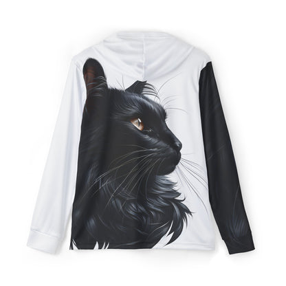 Black Cat Unisex Lightweight Hoodie