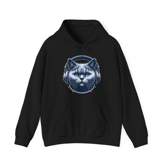 Headphones Cat Hoodie