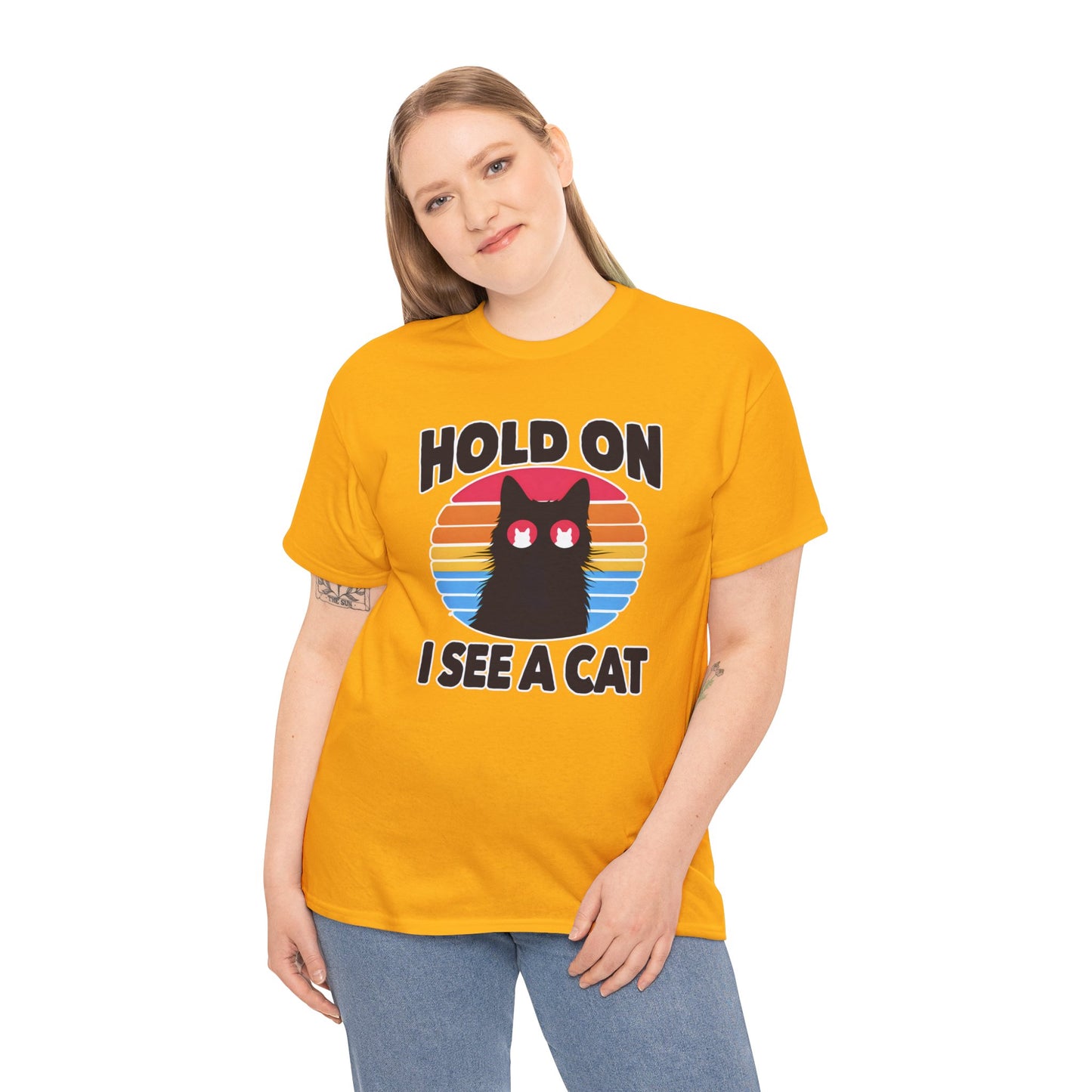 Hold On. I See a Cat T-Shirt