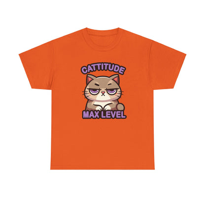 Cattitude Max Level T-Shirt