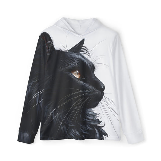 Black Cat Unisex Lightweight Hoodie