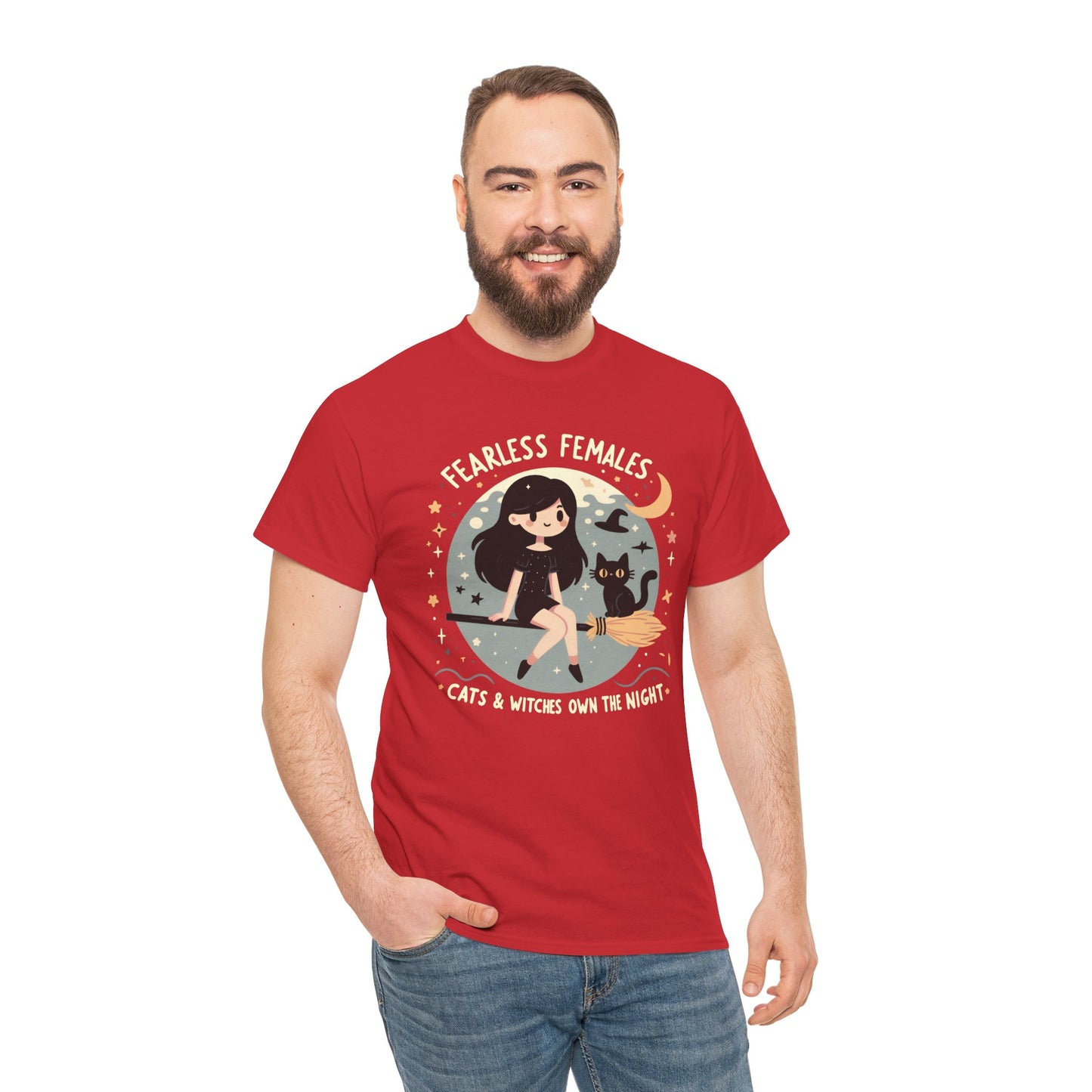 Fearless Females: Cats & Witches Own the Night T-Shirt